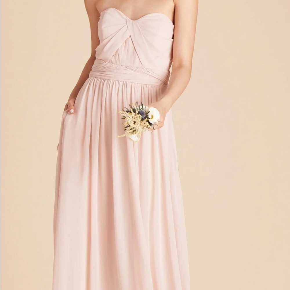 Birdy Grey Convertible Bridesmaid Dress - Pale Blush